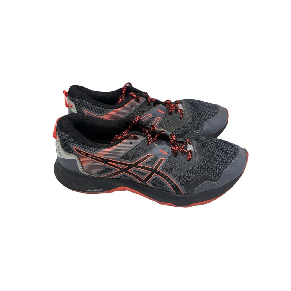 Women's Asics Gel-Sonoma 5 Black Orange Shoes Size 9.5